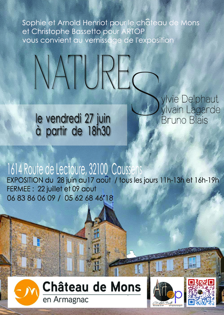 Exposition &laquo;&nbsp;NatureS&nbsp;&raquo;, céramiques et photographies : Sylvie Delphaut, Bruno Blais et Sylvain&nbsp;Lagarde.