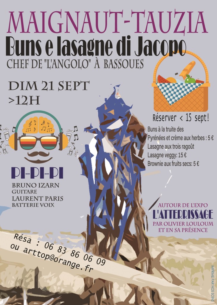 Déjeuner à Maignaut-Tauzia